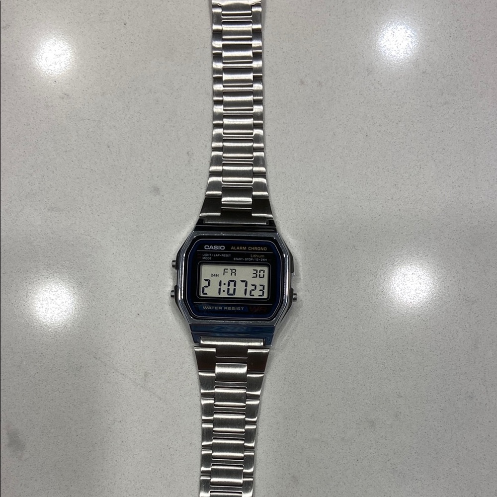 Casio Silver Digital Watch